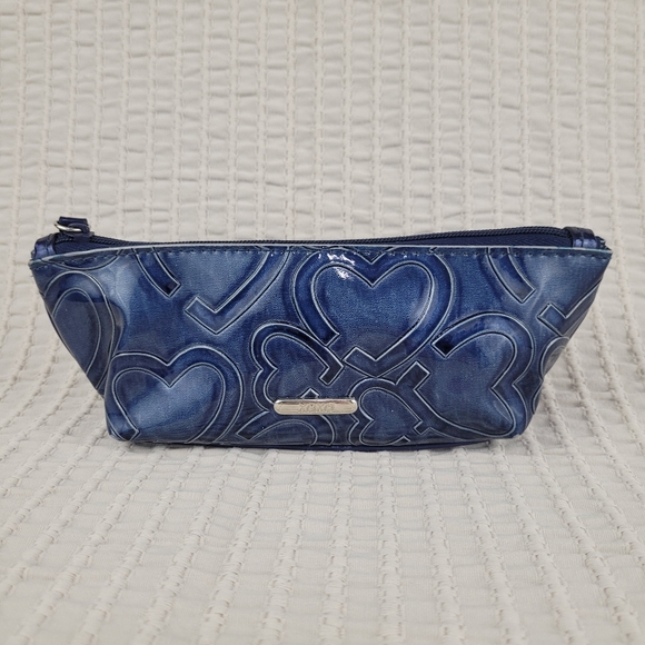 XOXO Blue‎ Heart Pouch - Picture 1 of 9